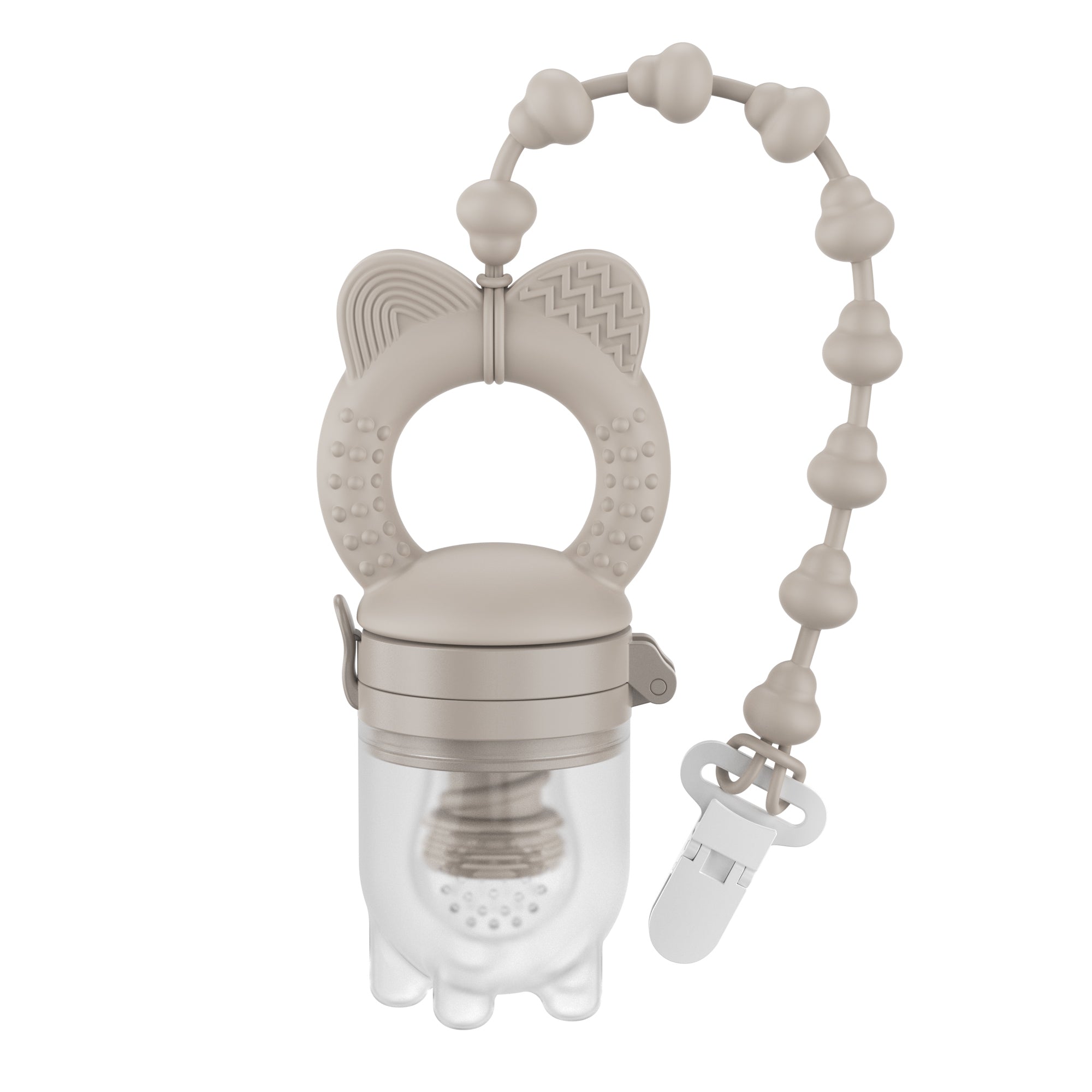 MAMAMEEPA Baby Fruit Feeder & Popsicle Molds Set – Gray