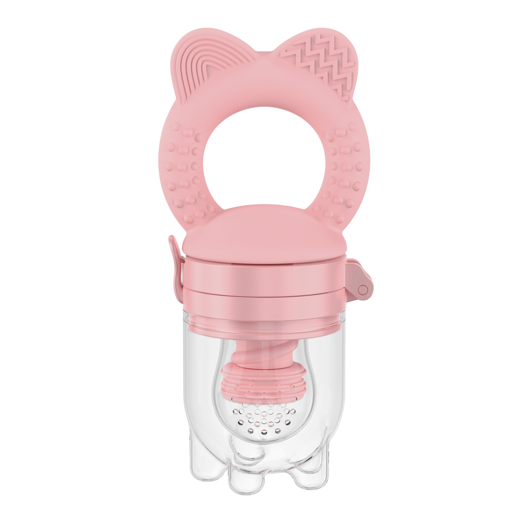 MAMAMEEPA Baby Fruit Feeder & Popsicle Molds Set – Pink